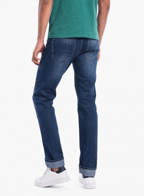 Parte de trás de Jeans Brody regular de homem da Tiffosi