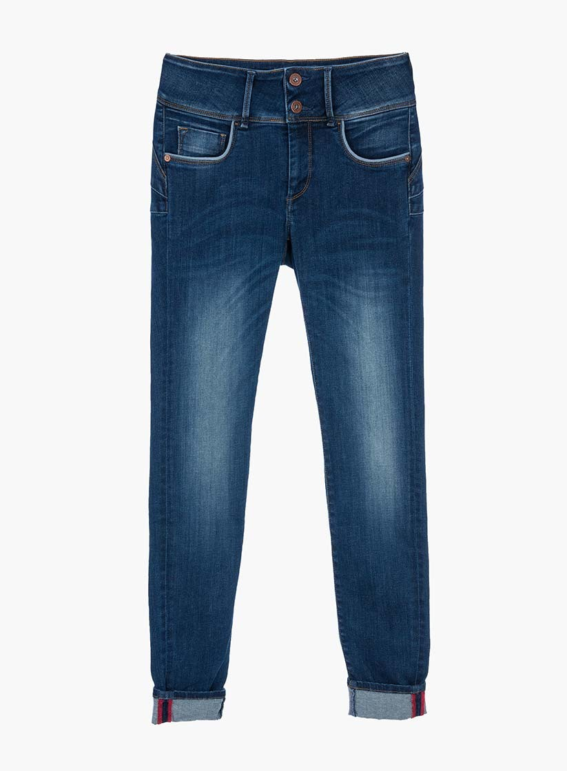 Calças de ganga Double-up Skinny da Tiffosi