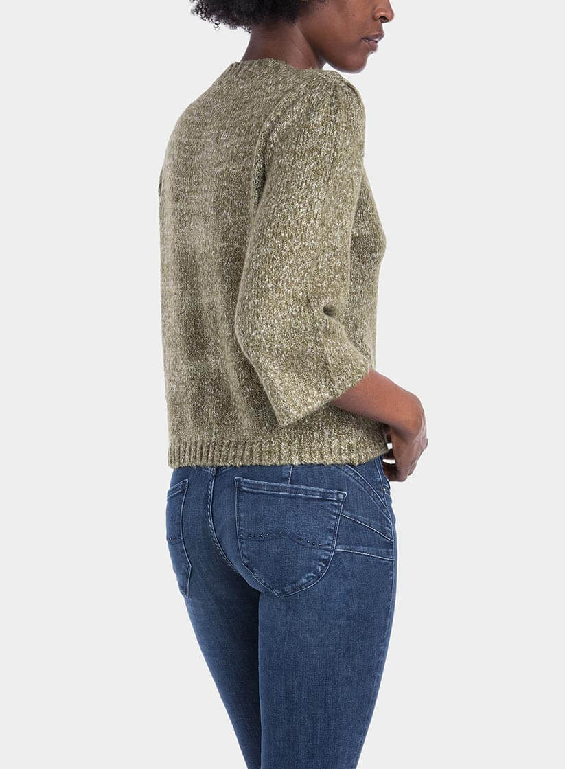 Costas de camisola manga larga com ilhós para mulher da Tiffosi