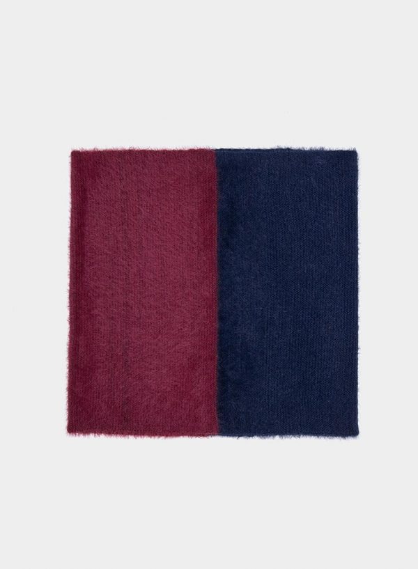 Gola bicolor azul/bordô da mulher da Tiffosi