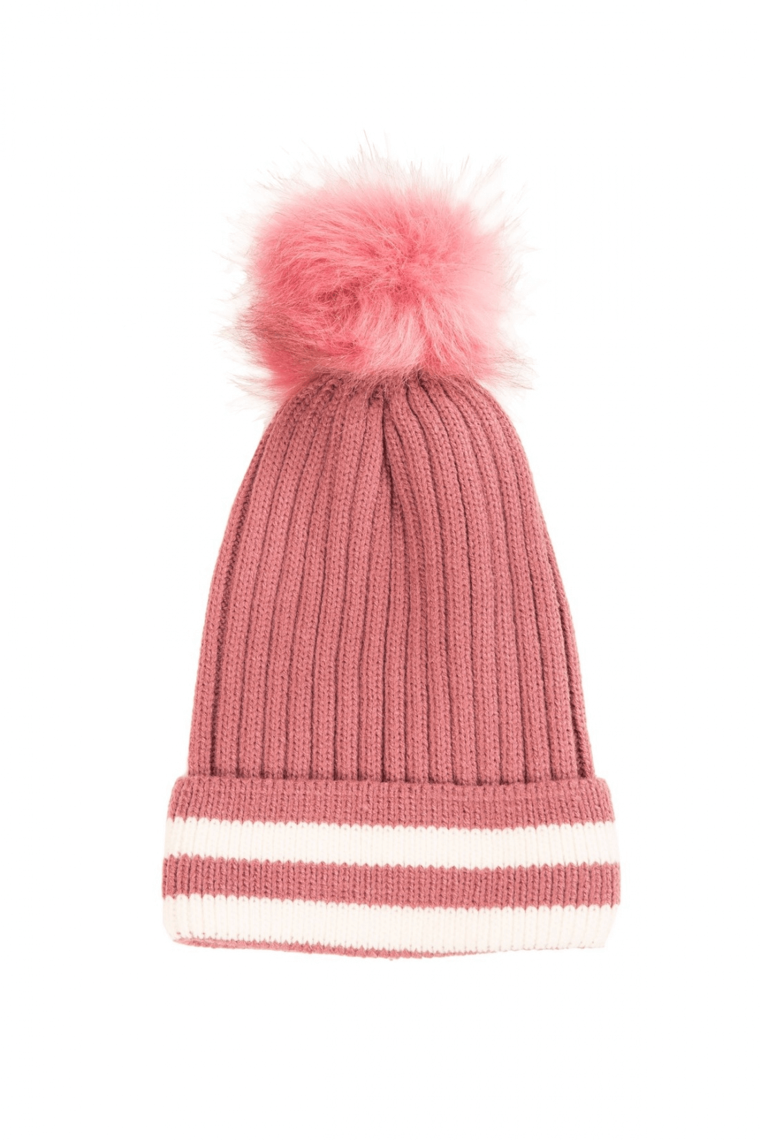 Gorro de malha com pompom da Minueto