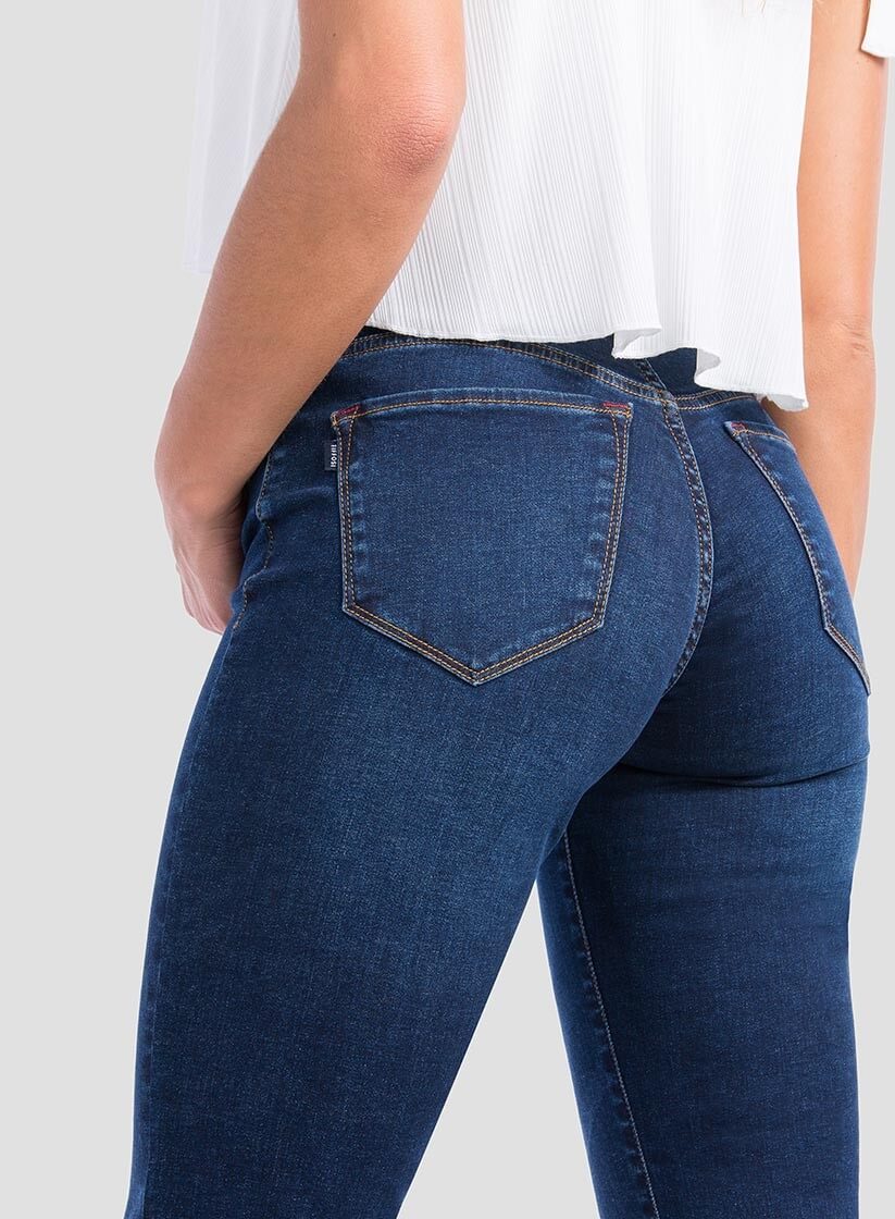 Calças de ganga Lauren slim para mulher da Tiffosi