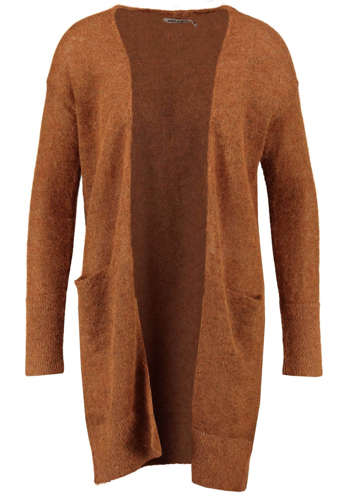 Casaco camel malha alpaca para mulher da Garcia Jeans