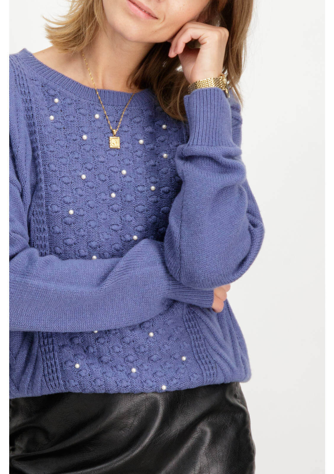 Camisola com pérolas da Garcia Jeans para mulher