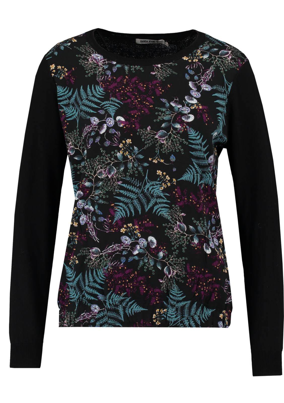 Camisola com print floral na frente para mulher da Garcia Jeans