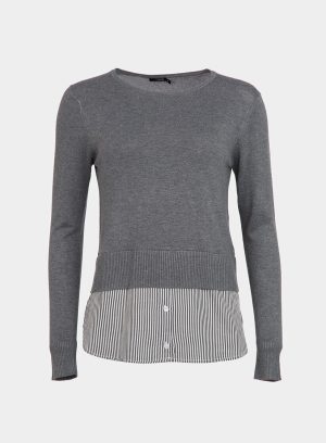Camisola cinza combinada para mulher da Tiffosi