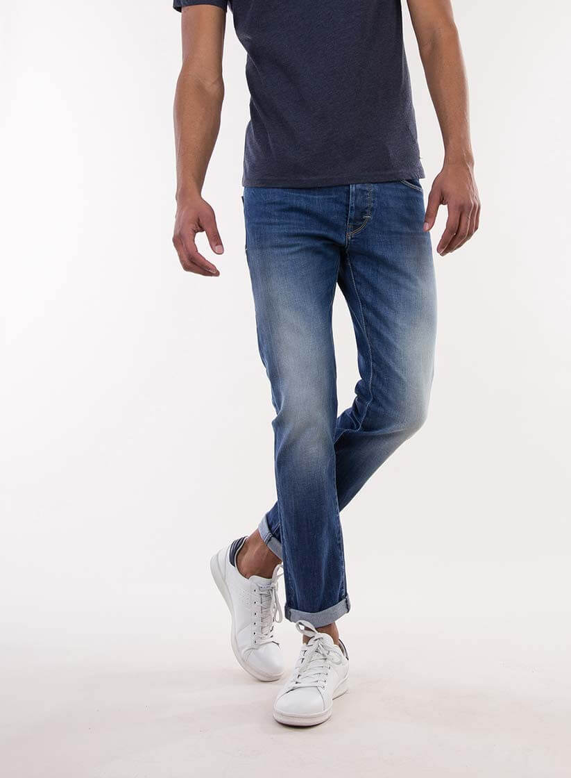 calças de ganga homem