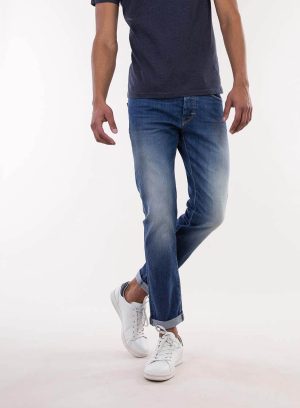 Calças de ganga Tyler Tapered para homem da Tiffosi