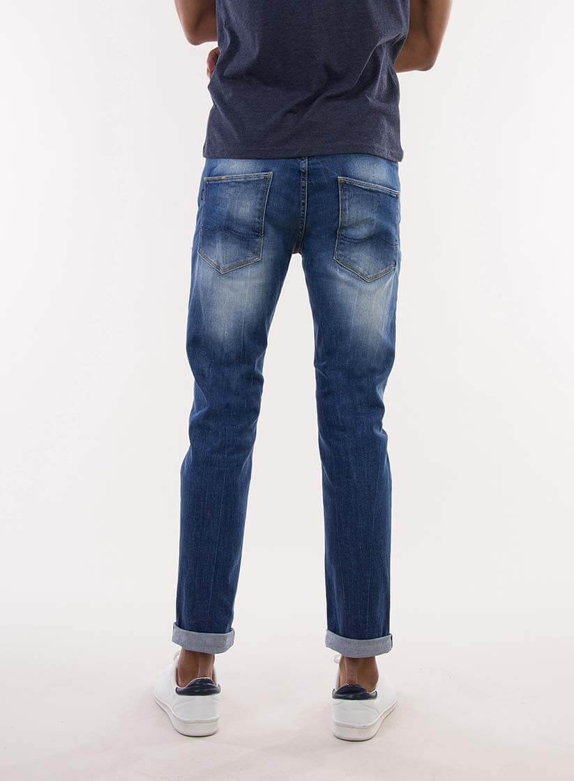 Calças de ganga Tyler Tapered para homem da Tiffosi