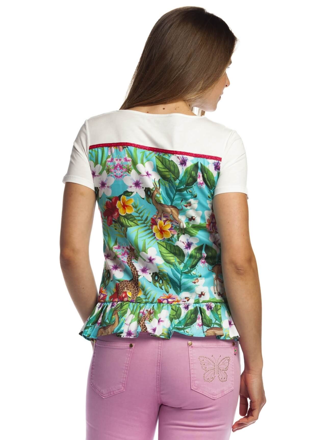 T´shirt com print selva para mulher da Rosalita Mc Gee