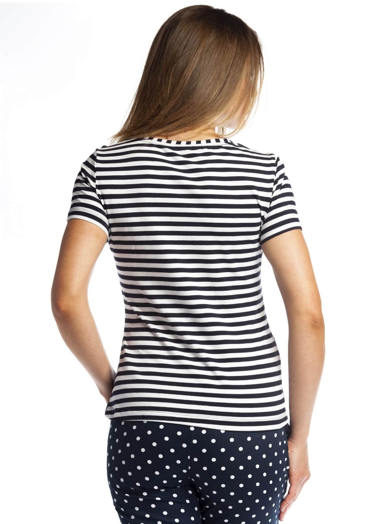T´shirt com motivos nauticos para mulher da Rosalita Mc Gee