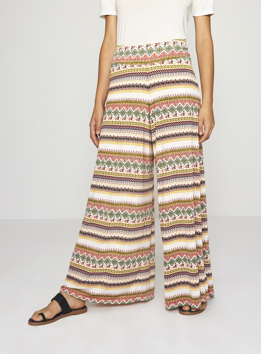 Calça larga com print da Surkana