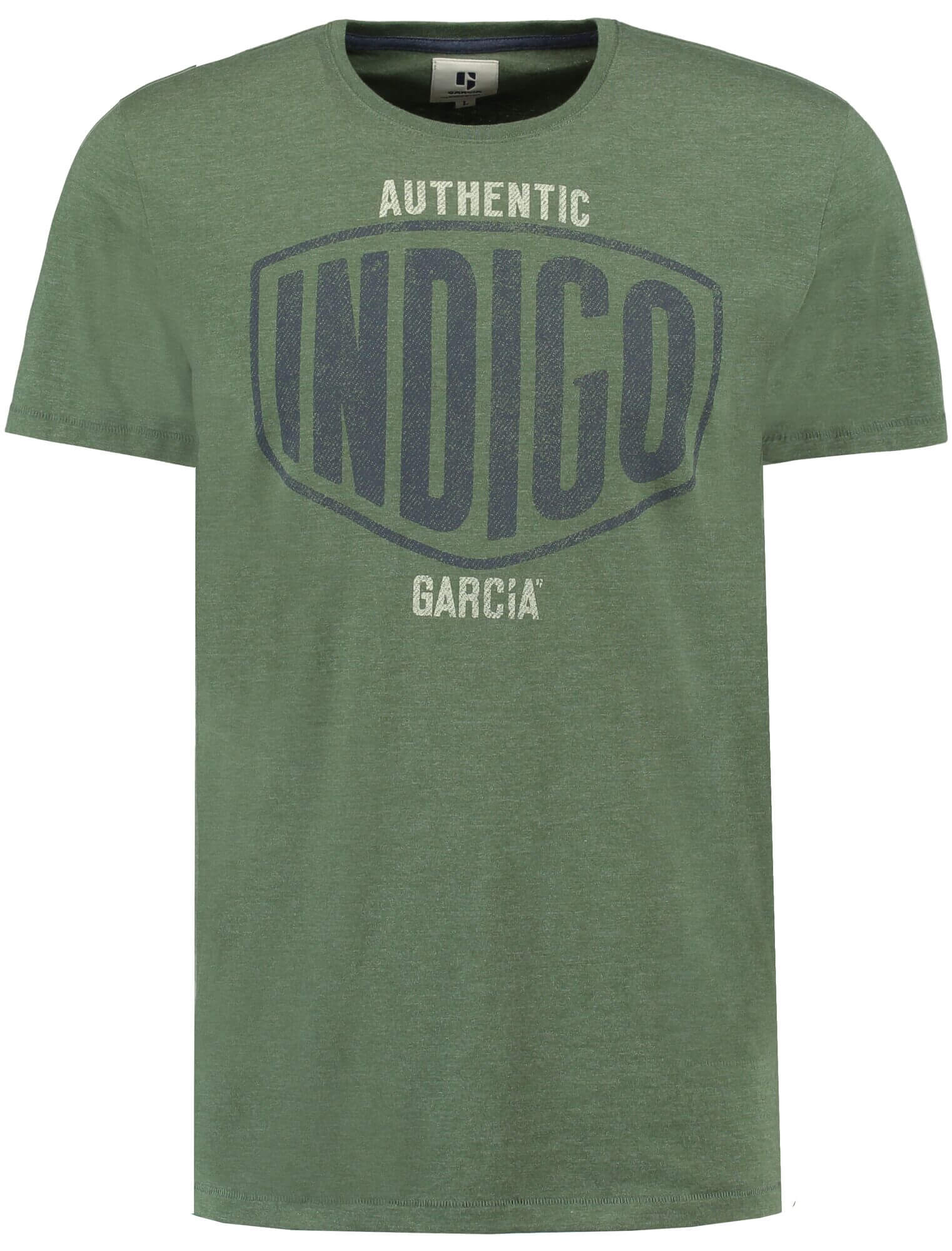 T-shirt verde com estampa para homem da Garcia Jeans