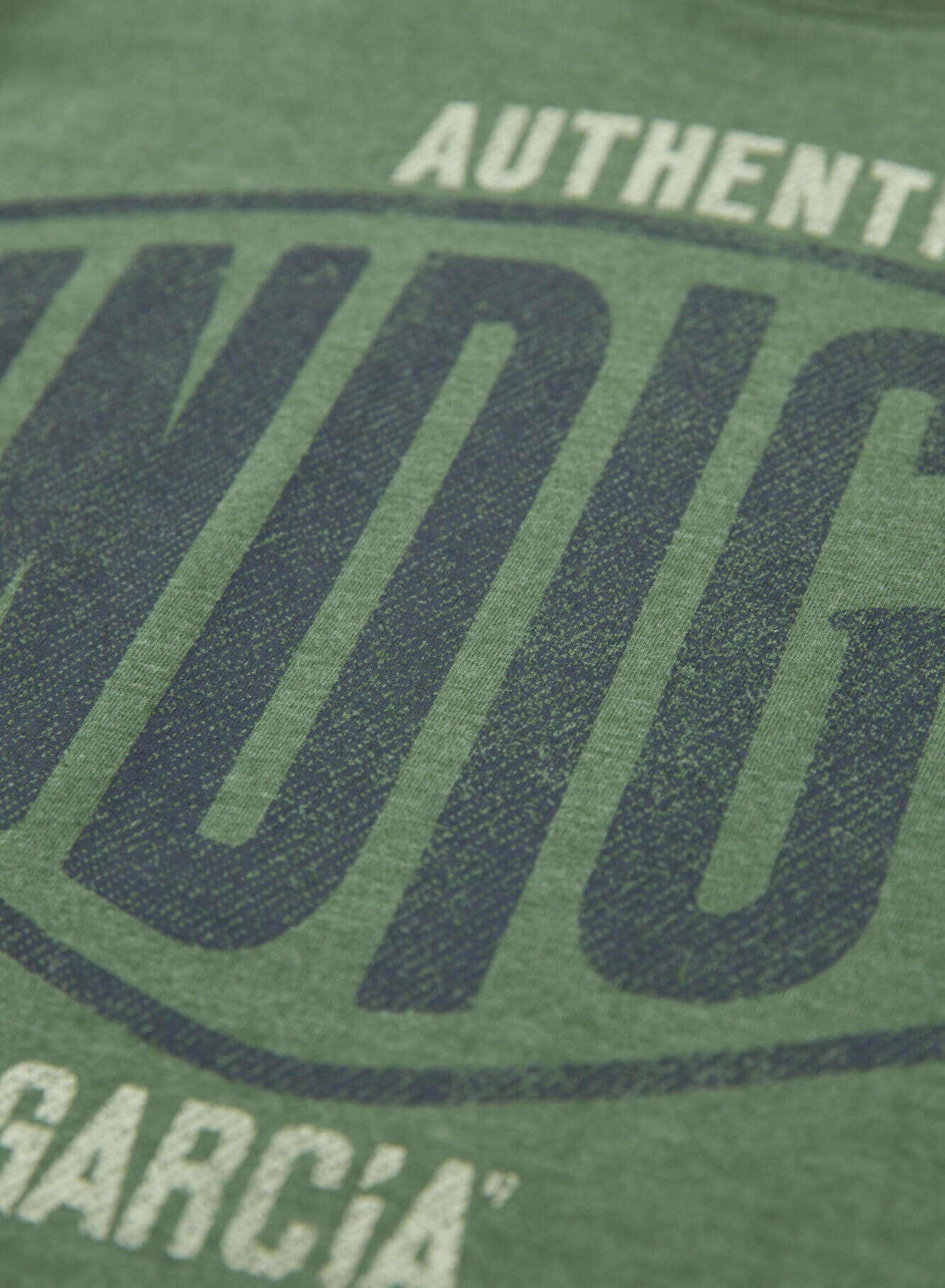T-shirt verde com estampa para homem da Garcia Jeans