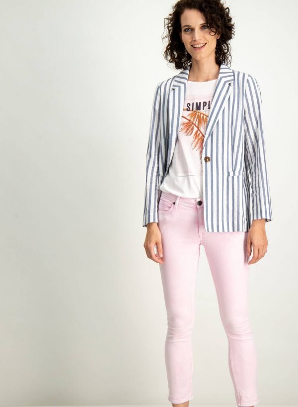 T-shirt branca com estampa floral para mulher da Garcia Jeans
