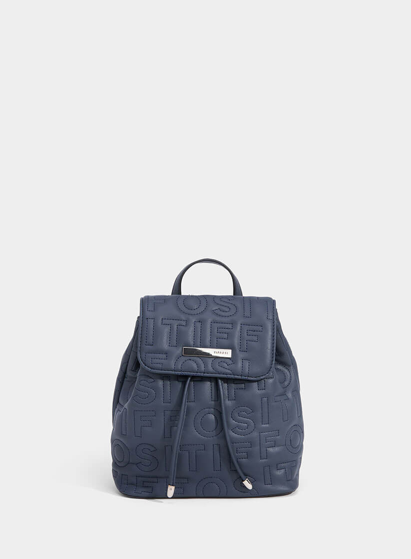 Mochila com inscrições da marca para mulher da Tiffosi