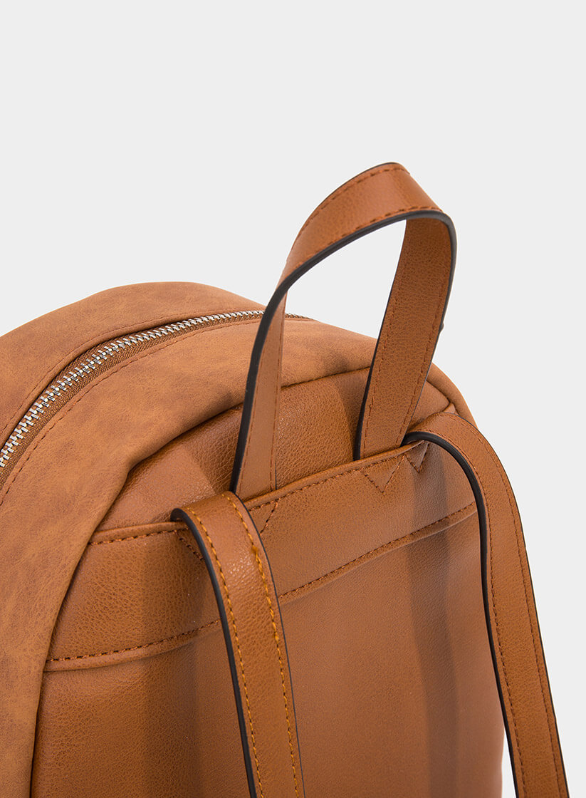 Mochila camel com fecho para mulher da Tiffosi