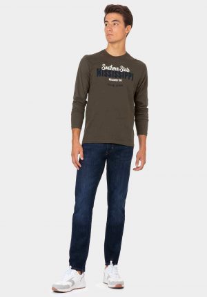 Calças de ganga brody regular para homem da Tiffosi