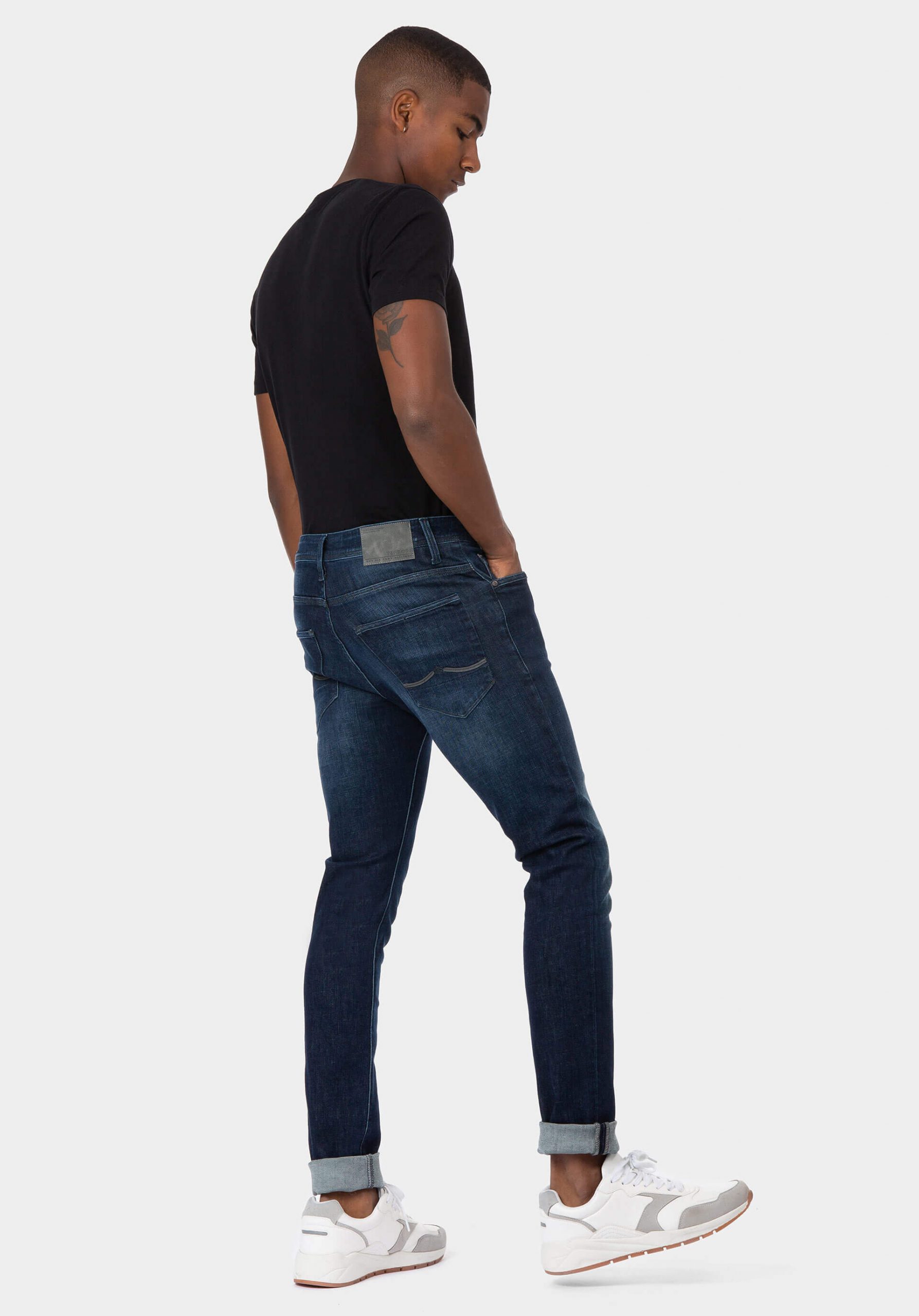 Calças de ganga liam super slim para homem da Tiffosi