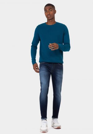 Calças de ganga liam super slim para homem da Tiffosi