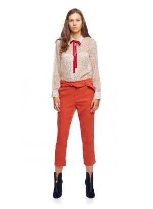 Camiseiro com lurex e laço para mulher da Md`m