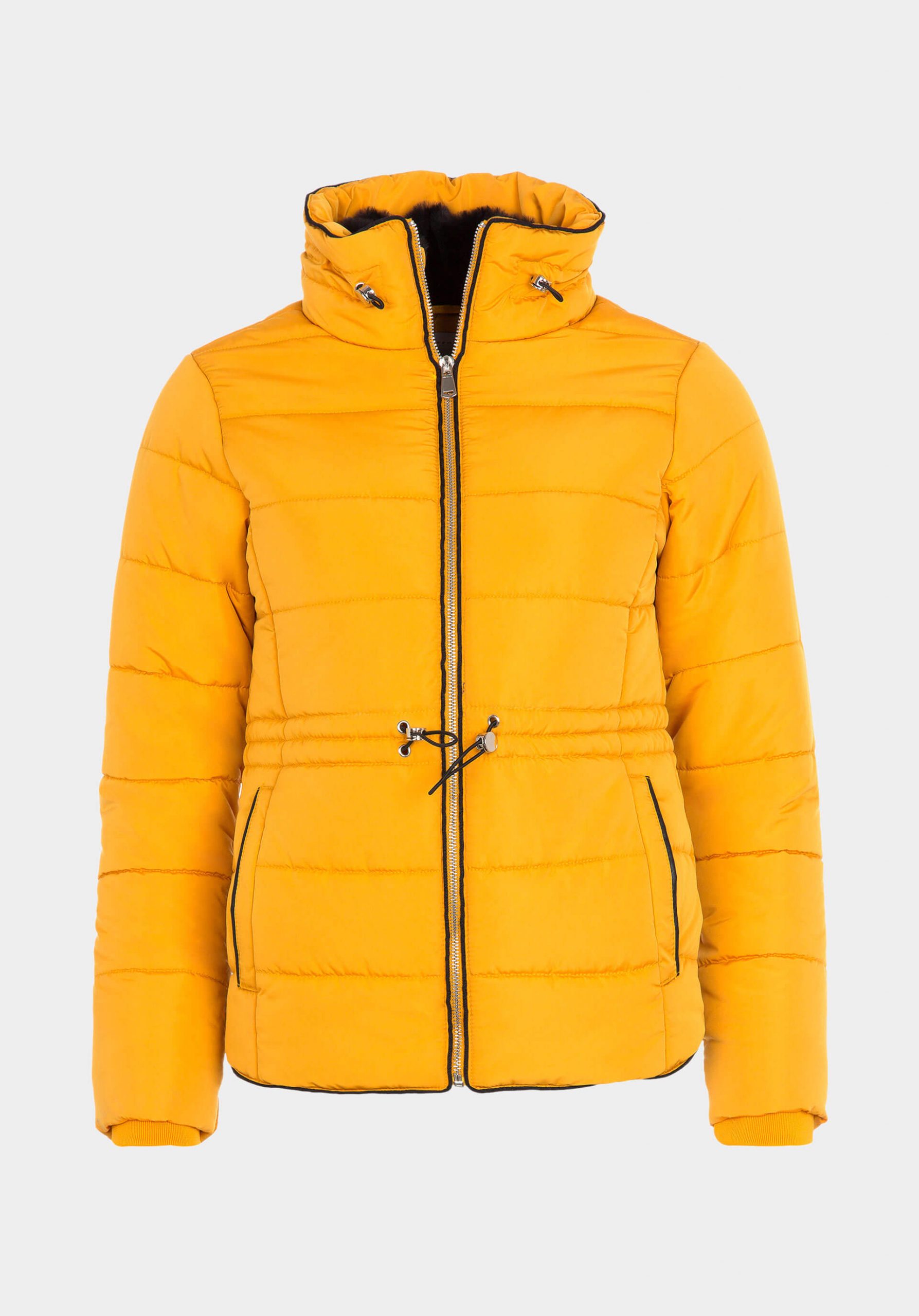 Parka amarela acolchoada para mulher da Tiffosi