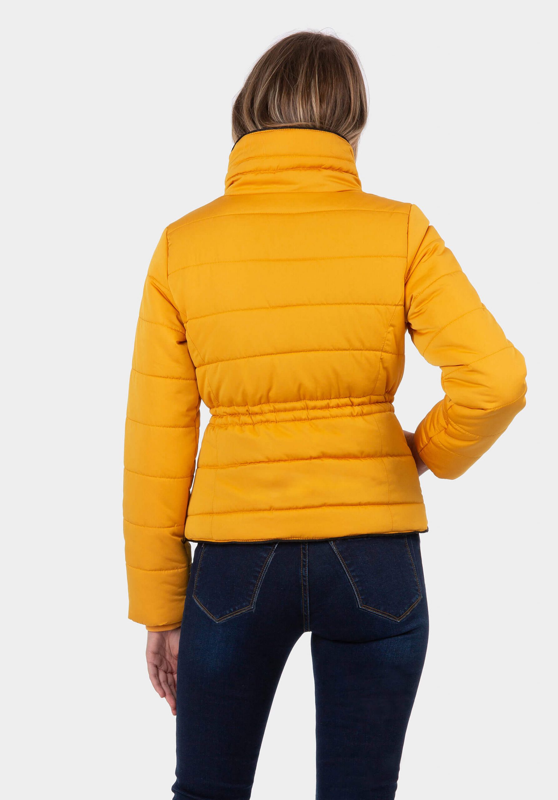 Parka amarela acolchoada para mulher da Tiffosi