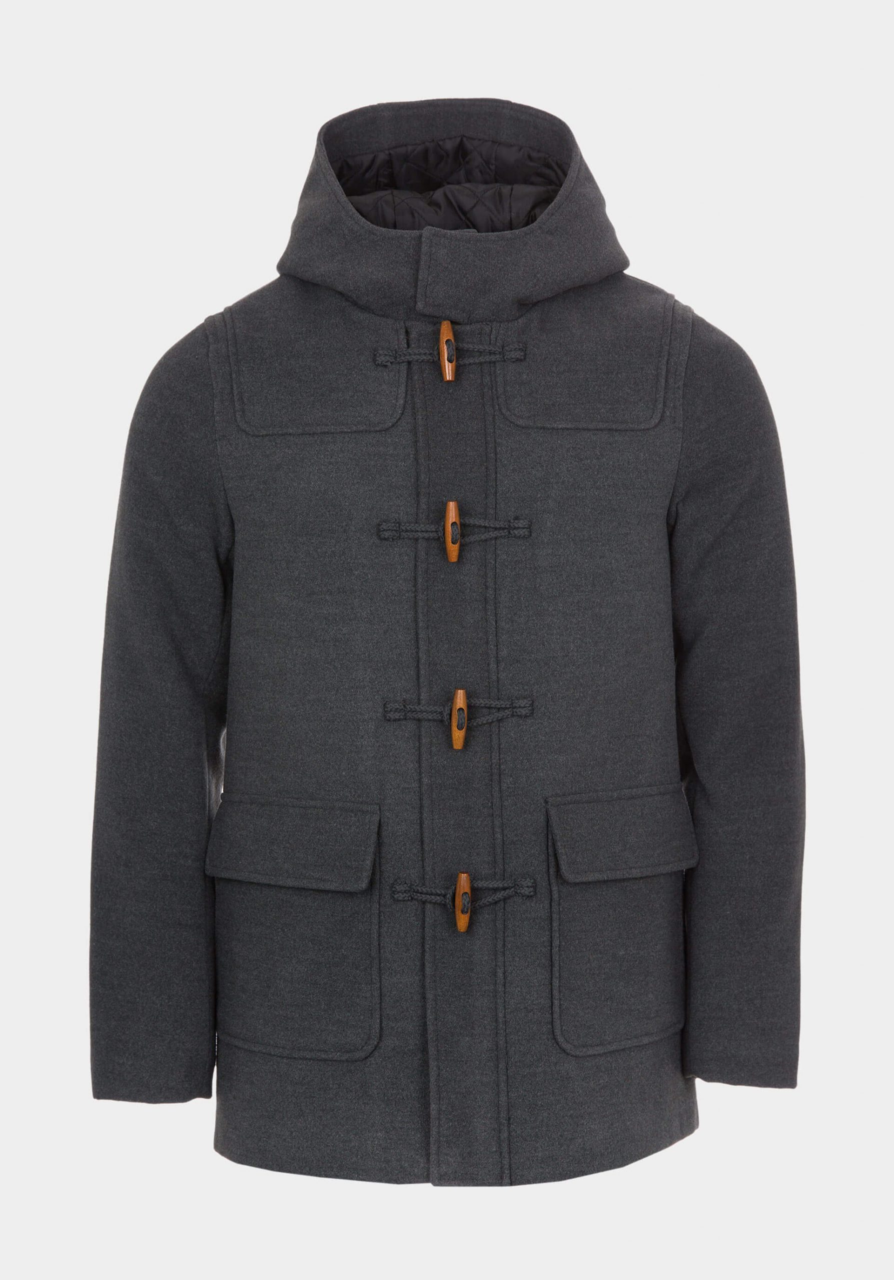 Canadiana cinza com capuz para homem da Tiffosi