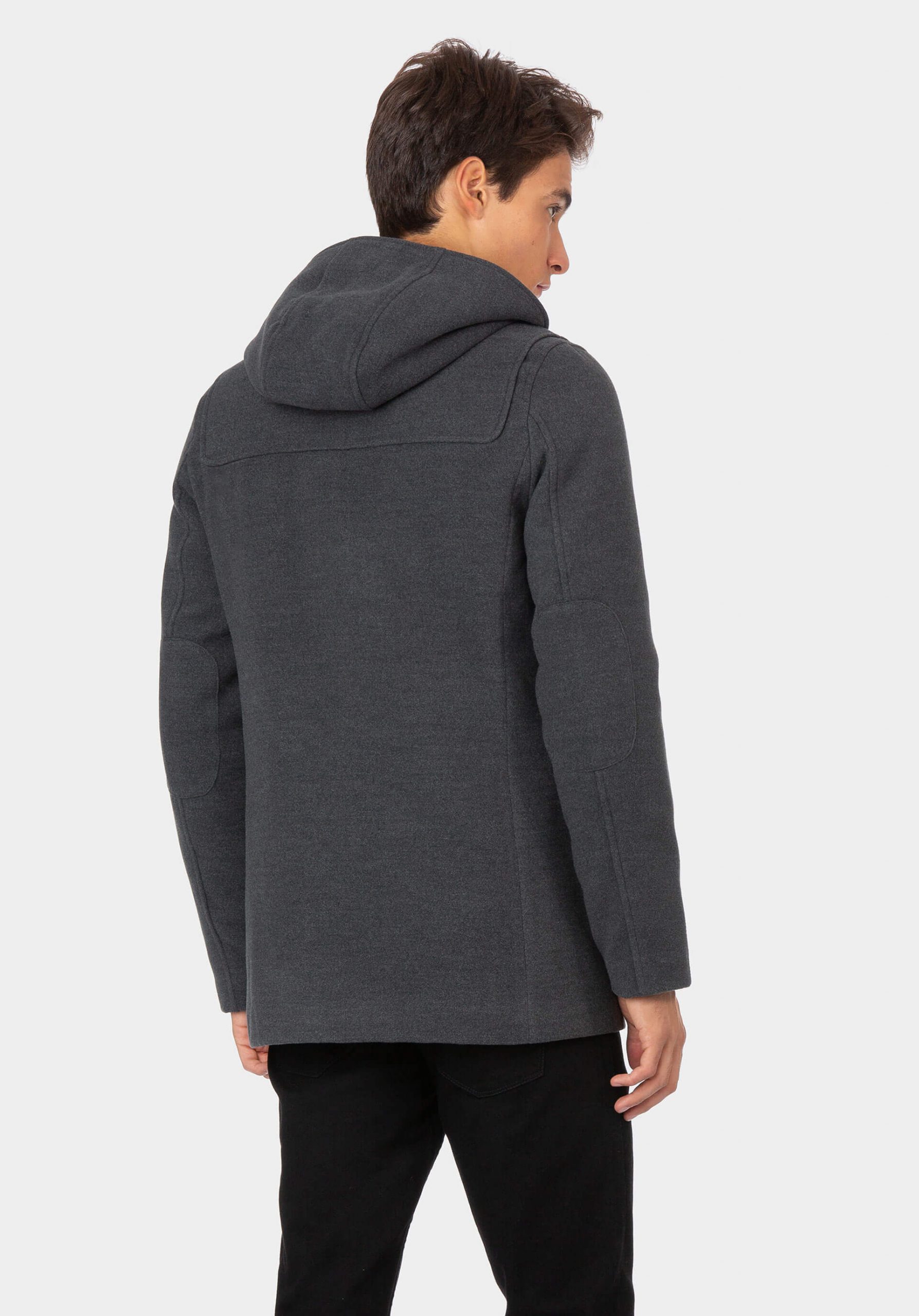 Canadiana cinza com capuz para homem da Tiffosi