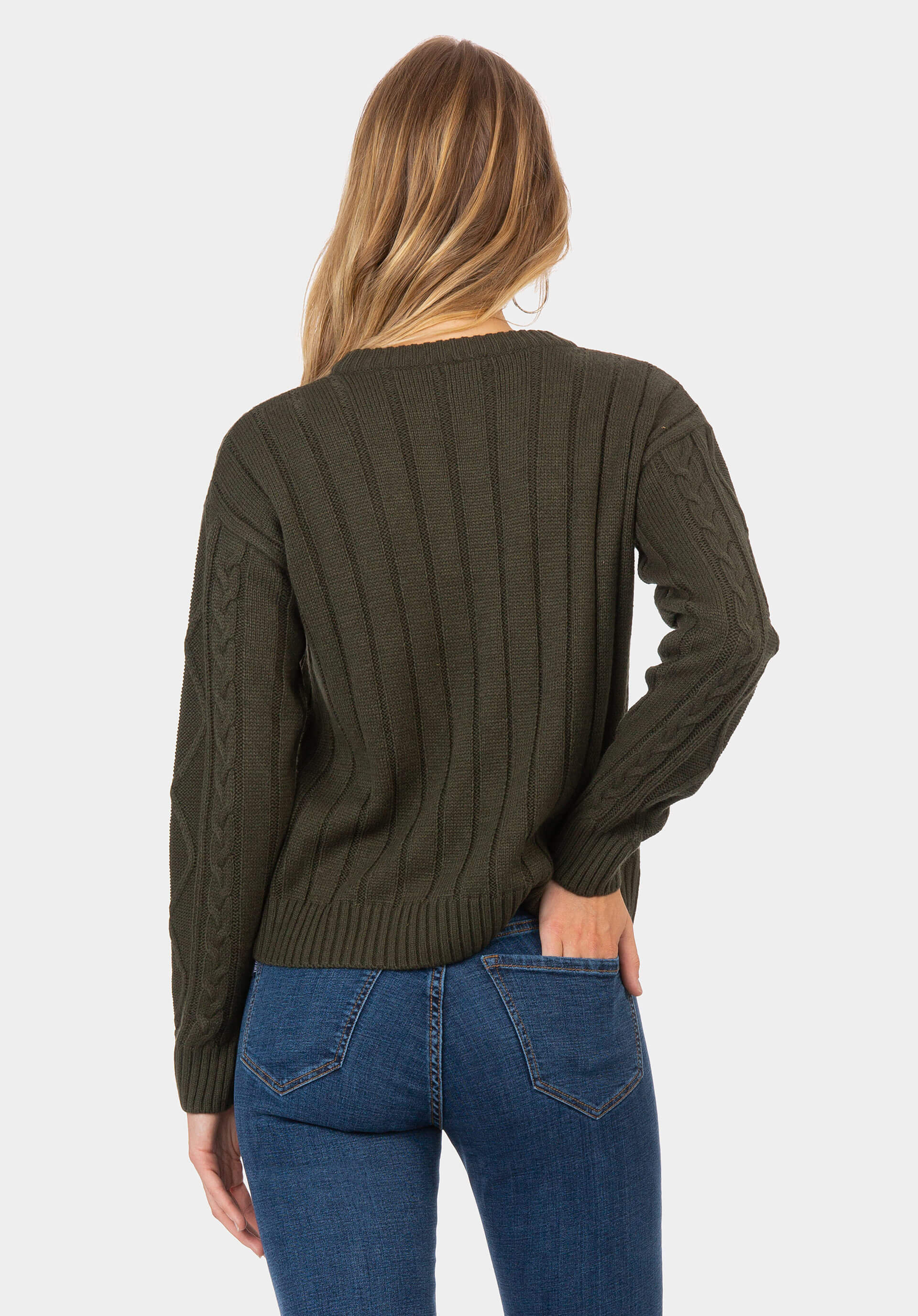 Camisola clássica verde para mulher da Tiffosi