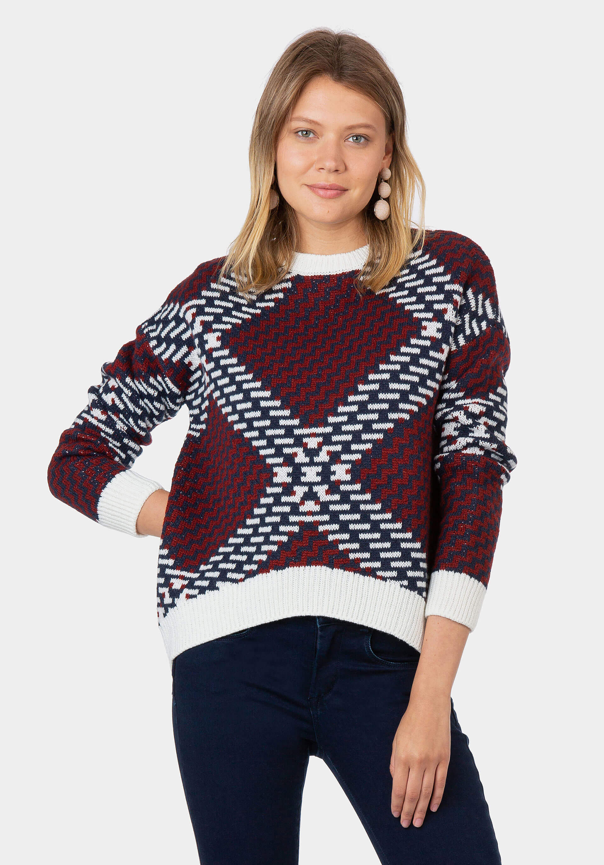 Camisola com X para mulher da Tiffosi