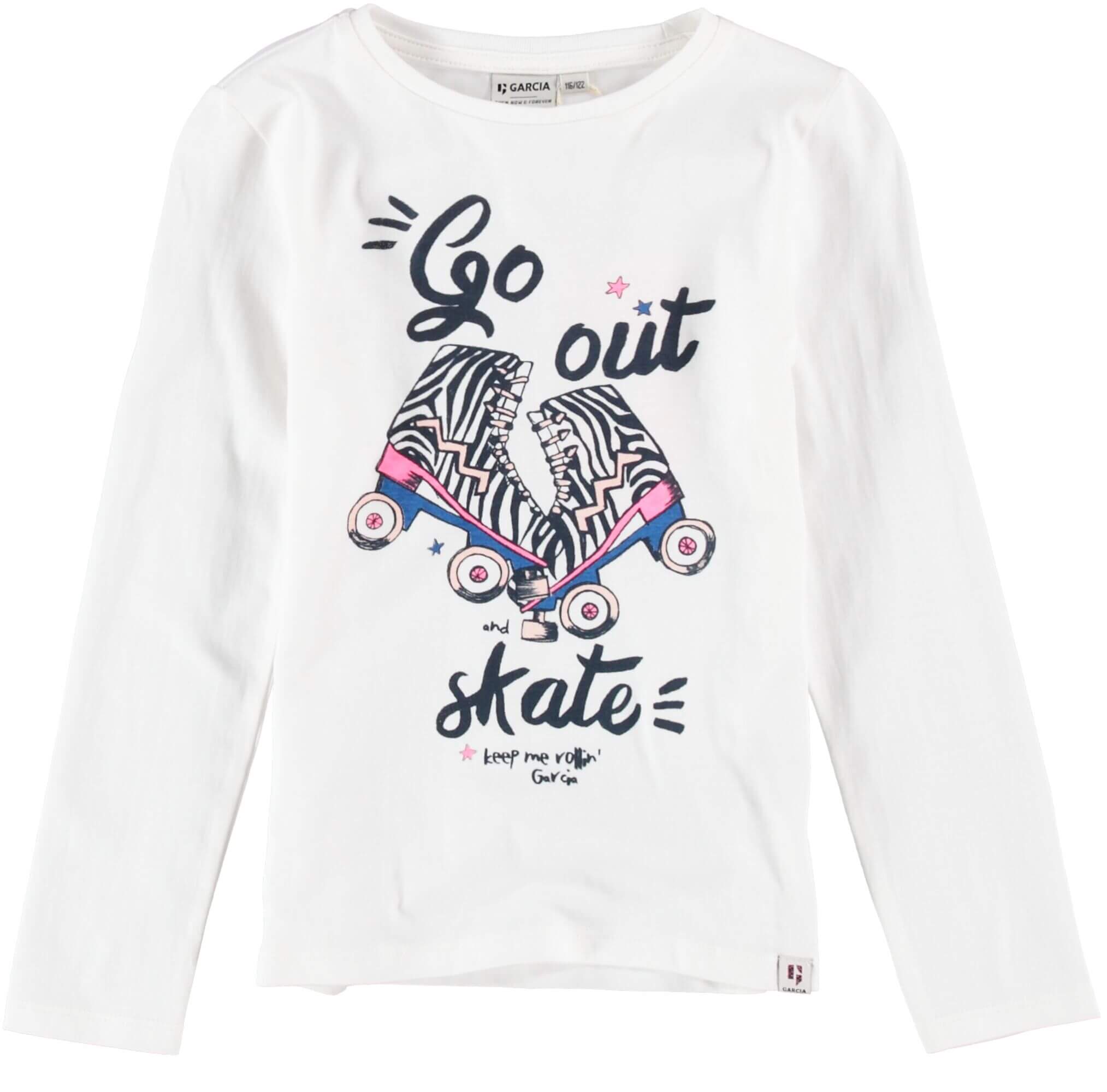 Swaet branca com estampa para menina da Garcia Jeans