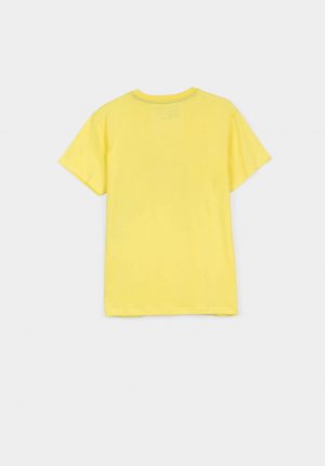 T-shirt amarela c/ bike para menino da Tiffosi
