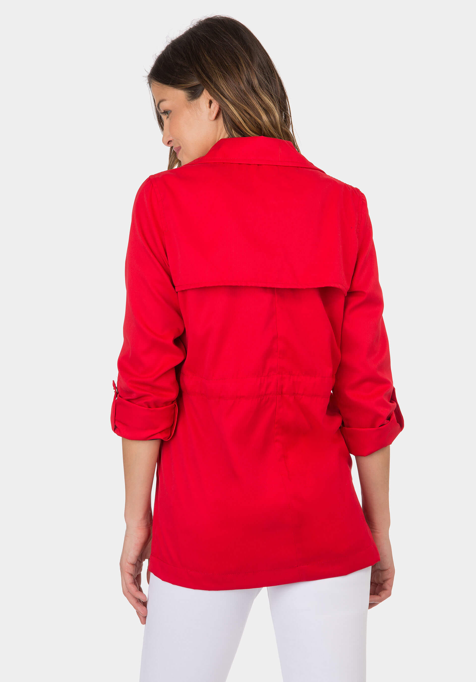 Casaco vermelho sem botões da Tiffosi para mulher