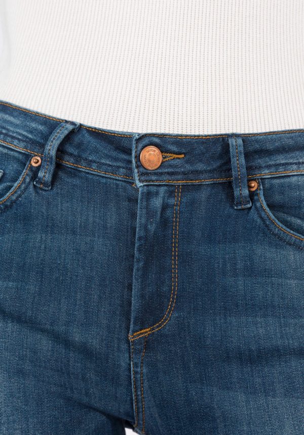 Jeans push-up skinny cintura média para mulher da Tiffosi