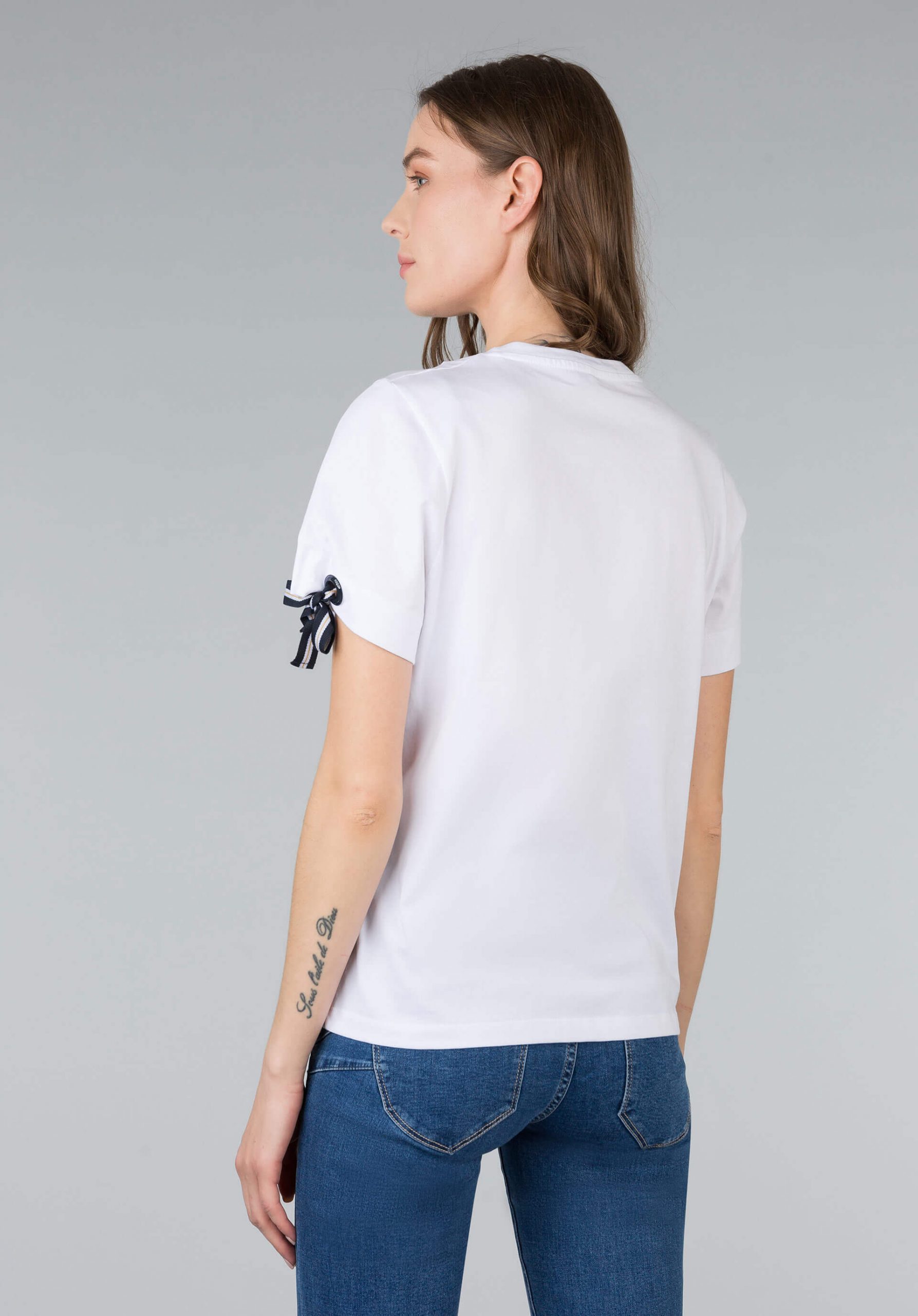 Camisola c/ texto dourado para mulher da Tiffosi