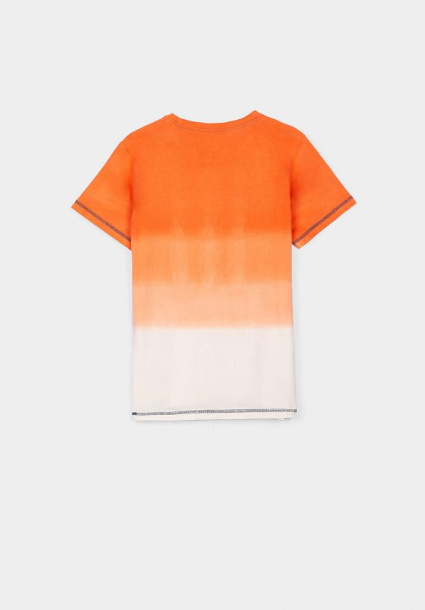T-shirt surf laranja para menino da Tiffosi