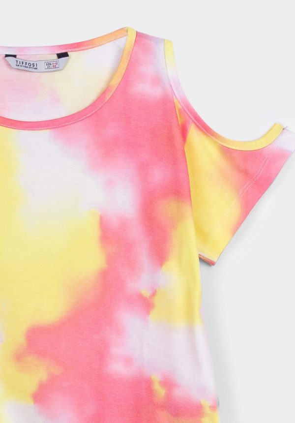 T-shirt manchada para menina da Tiffosi