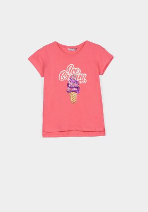 T-shirt ice cream para menina da Tiffosi