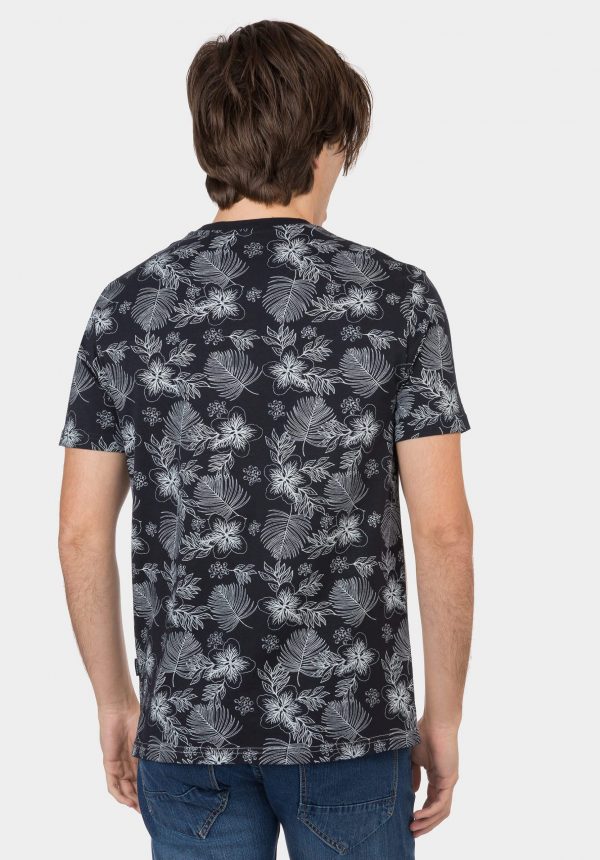 T-shirt c/ print floral para homem da Tiffosi
