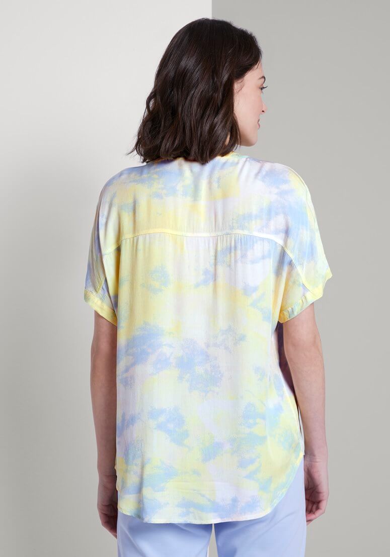 Camisa colorida c/ manga curta para mulher da Tom Tailor