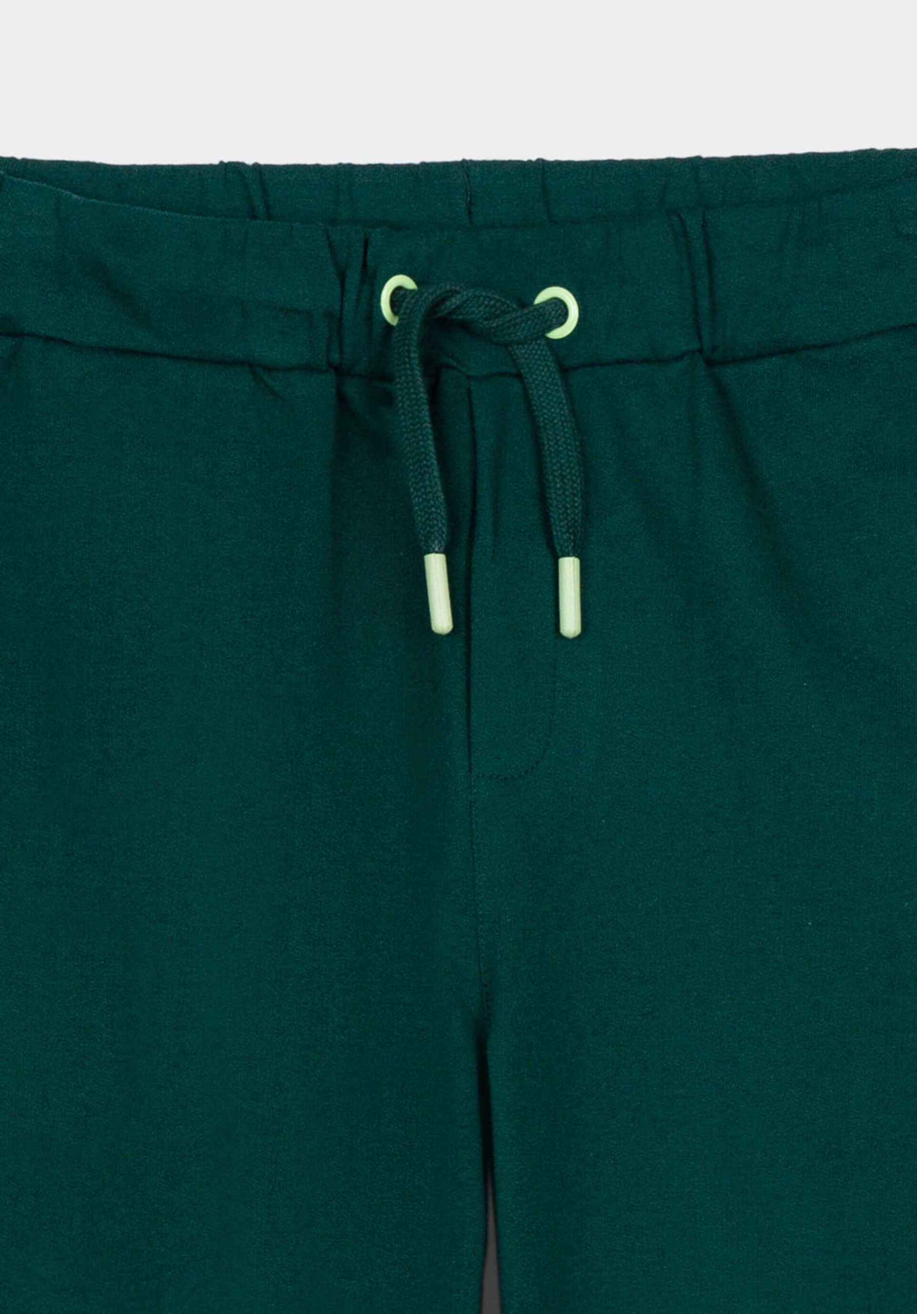 Calção verde c/ cordão para menino da Tiffosi