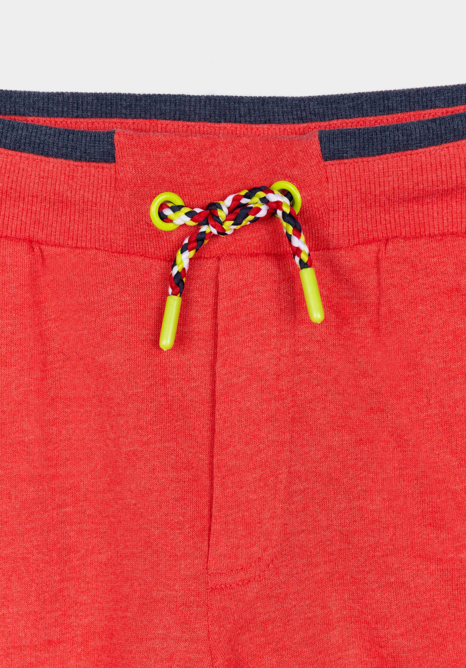 Calções vermelhos em malha para menino da Tiffosi