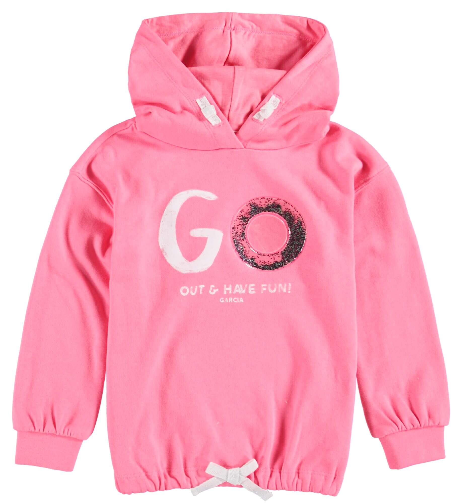 Hoodie rosa c/ brilho - Garcia Girl | Jutina | Compre Online