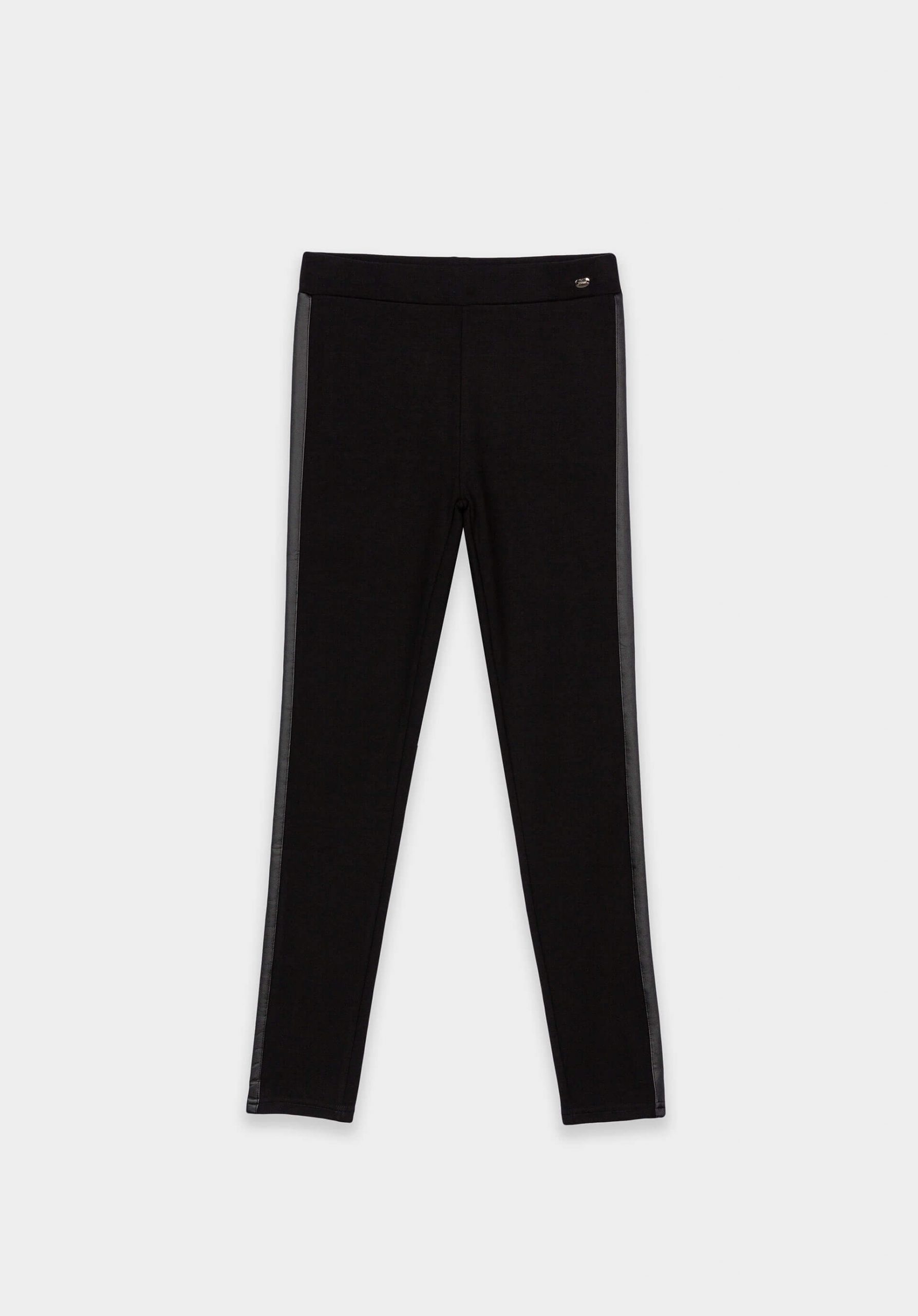 Leggings preta c/ barra de lado para girl da Tiffosi