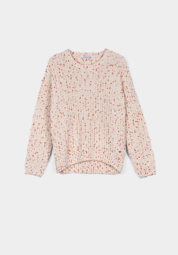 Camisola mescla de rosa para girl da Tiffosi