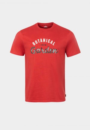 T-shirt coral botanical para homem da Tiffosi