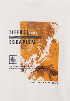 Longsleeve branco c/ estampa para boy da Tiffosi