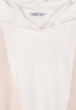 Hoodie tricolor c/ capuz para girl da Tiffosi