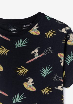 T-shirt azul c/ prancha de surf para boy da Tiffosi